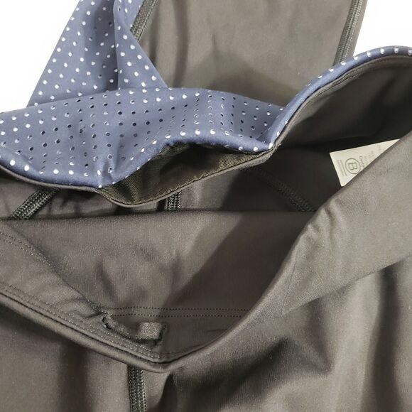 Athleta Womens Tights Small Ultimate Stash Pocket Colorblock Laser Cut 7/8 Blue - Picture 8 of 12